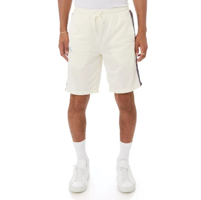 Logo Tape Aedi 2 Shorts 8211 Cream Cream Kappa Mens Retro Sport Gift Ideas