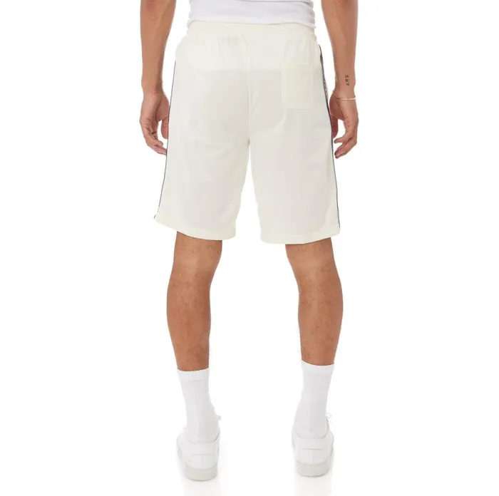 Logo Tape Aedi 2 Shorts 8211 Cream Cream Kappa Mens Retro Sport Gift Ideas
