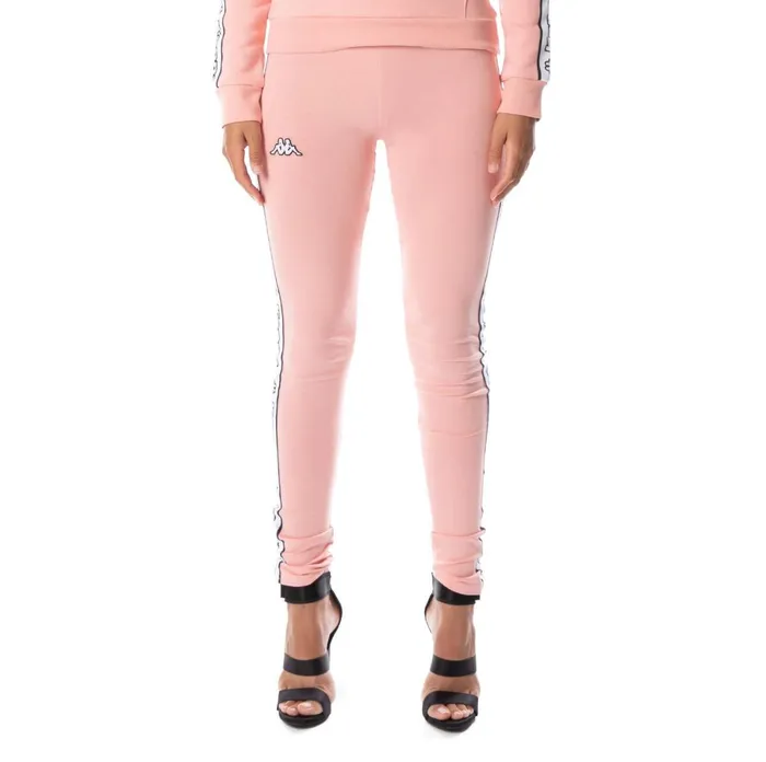 Logo Tape Arivo Leggings 8211 Pink White Black Pink White Black Kappa Womens Leggings Logo Tape Arivo Leggings 8211 Pink White Black Pink White Black Kappa Womens Leggings