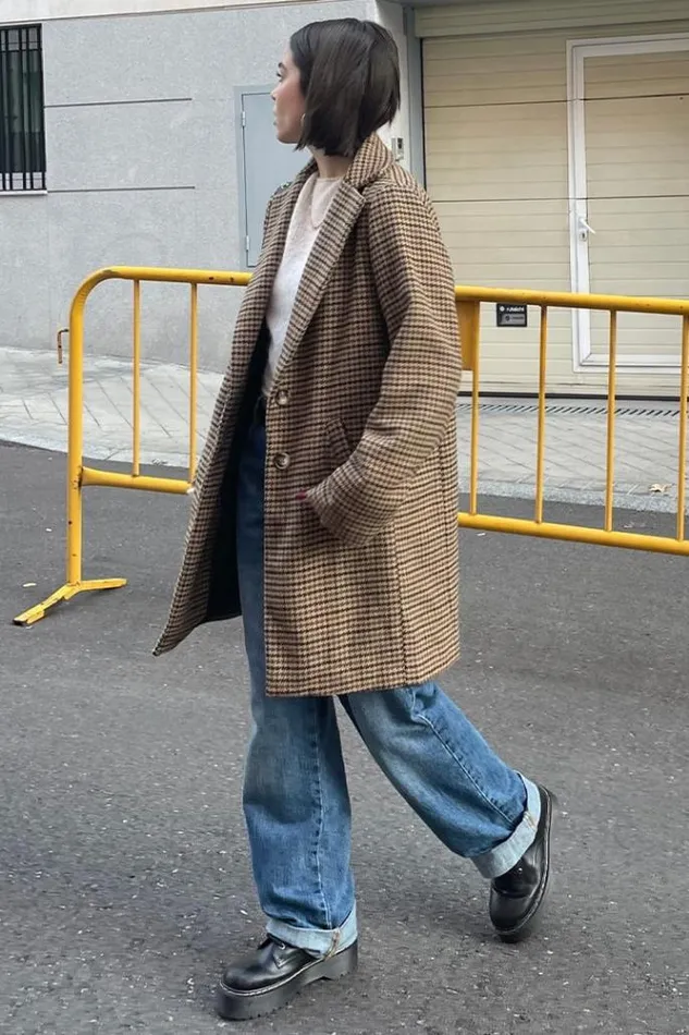Long Coat Women Subdued Coats and Jackets