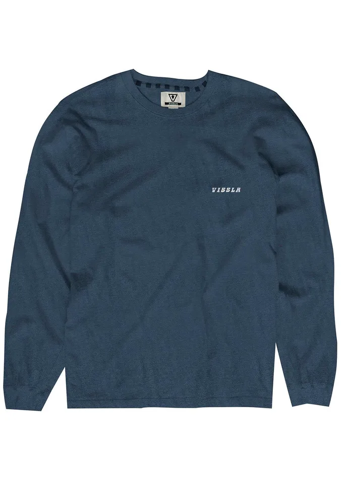 Long Sleeve Tees Men Vissla Portals Ls Tee MIH 8211 Midnight Heather Long Sleeve Tees Men Vissla Portals Ls Tee MIH 8211 Midnight Heather