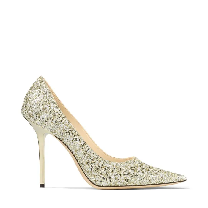 Love 100 Moon Sand Infinity Glitter Fabric PointToe Pumps Moon Sand Women JIMMY CHOO Bridal Shoes Love 100 Moon Sand Infinity Glitter Fabric PointToe Pumps Moon Sand Women JIMMY CHOO Bridal Shoes