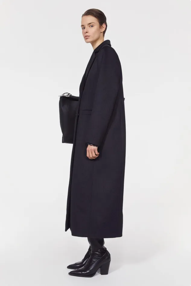 Lynda Coat Charcoal Grey Women Rodebjer Outerwear