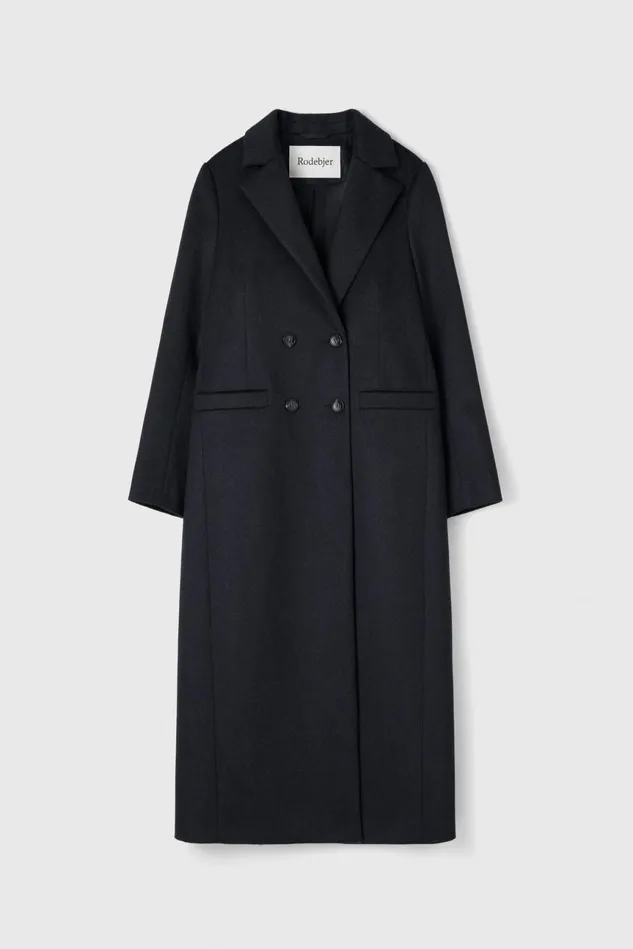 Lynda Coat Charcoal Grey Women Rodebjer Outerwear