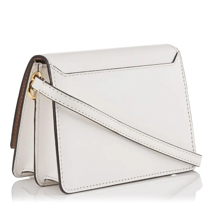 Madeline Shoulder BagS Latte Calf Leather Shoulder Bag S With Metal Buckle Latte Women JIMMY CHOO Crossbody Bags