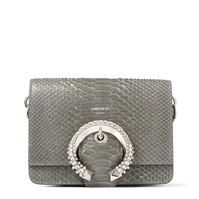 Madeline Shoulder Dusk Snakeskin Shoulder Bag With Crystal Buckle Dusk Women JIMMY CHOO Crossbody Bags Madeline Shoulder Dusk Snakeskin Shoulder Bag With Crystal Buckle Dusk Women JIMMY CHOO Crossbody Bags