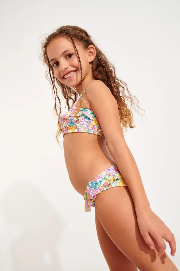 Maillot 2 Pices White 8211 M TATI BERRYFIELDS White Kids Banana Moon Girl and Boy