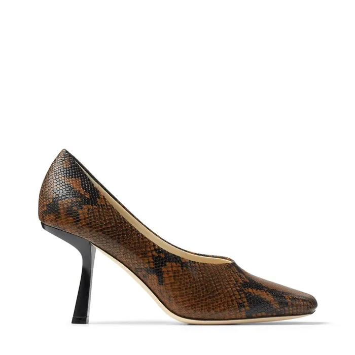 Marcela 85 Cuoio Snake Printed Leather Scoop Heel Pumps Cuoio Women JIMMY CHOO Pumps Marcela 85 Cuoio Snake Printed Leather Scoop Heel Pumps Cuoio Women JIMMY CHOO Pumps