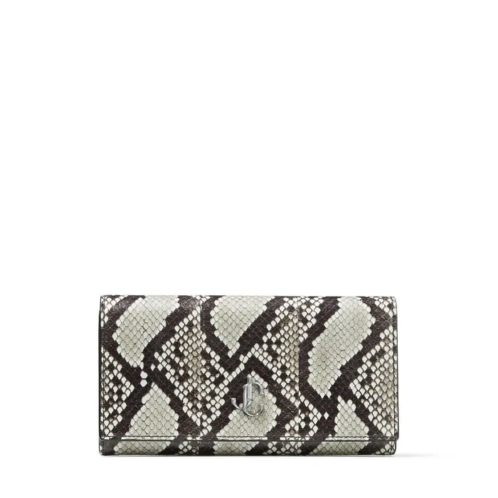 Martina Natural SnakeskinPrint Elaphe Wallet With Jc Emblem Natural Women JIMMY CHOO Small Leather Goods Martina Natural SnakeskinPrint Elaphe Wallet With Jc Emblem Natural Women JIMMY CHOO Small Leather Goods