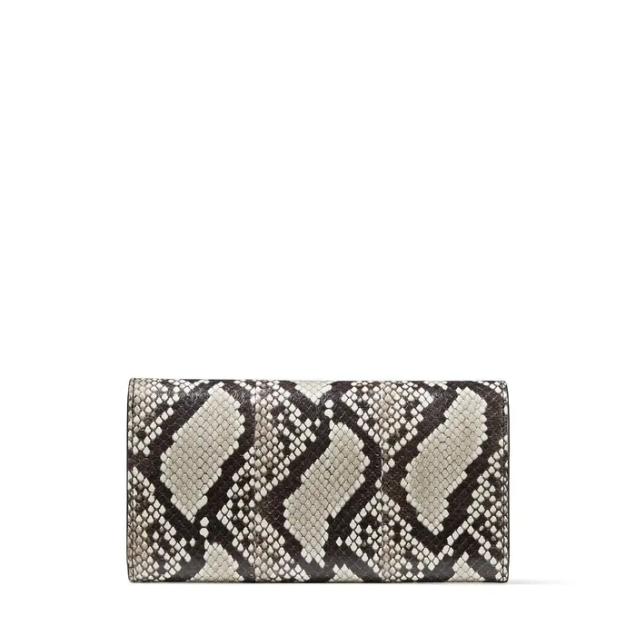 Martina Natural SnakeskinPrint Elaphe Wallet With Jc Emblem Natural Women JIMMY CHOO Small Leather Goods Martina Natural SnakeskinPrint Elaphe Wallet With Jc Emblem Natural Women JIMMY CHOO Small Leather Goods