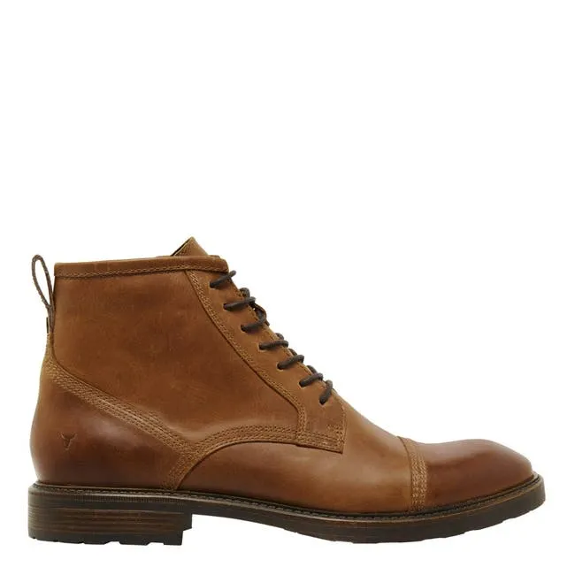 Men Abel Tan Leather Boots Windsor Smith Boots