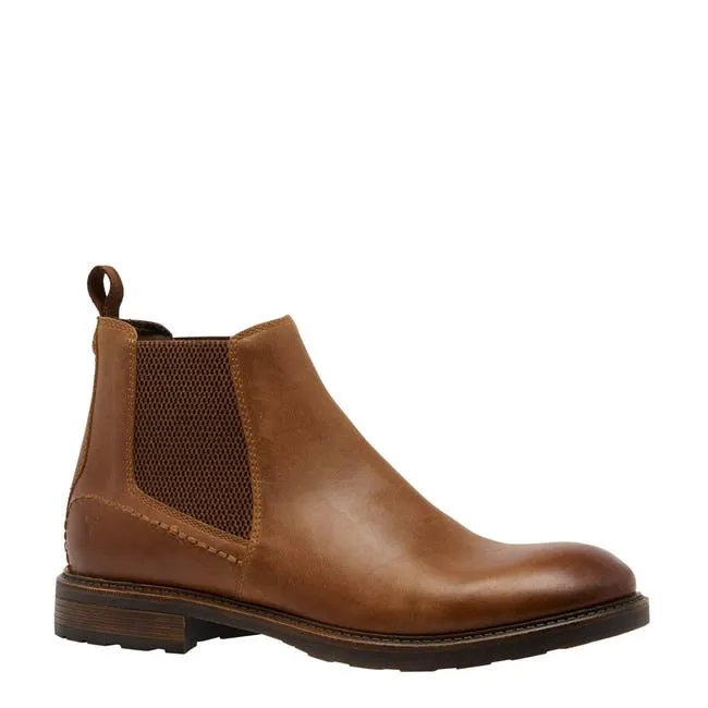 Men Arlo Tan Leather Boots Windsor Smith Boots