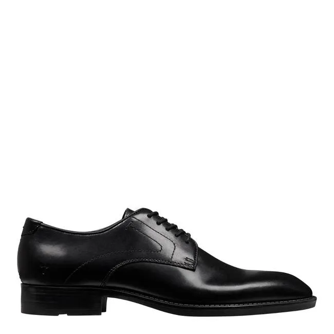 Men Ash Black Leather Shoes Windsor Smith Shoes