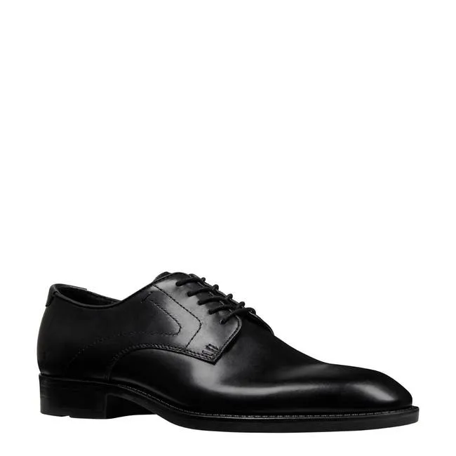 Men Ash Black Leather Shoes Windsor Smith Shoes