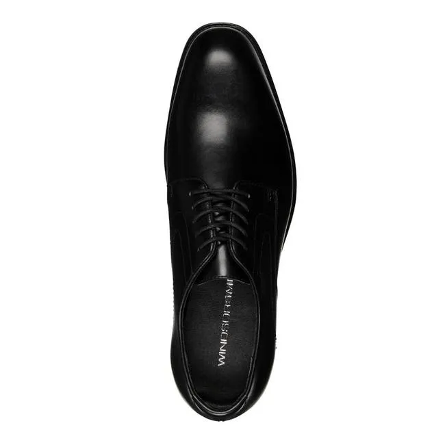 Men Ash Black Leather Shoes Windsor Smith Shoes
