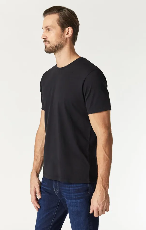 Men Basic Crew Neck TShirt In Black Mavi Jeans TShirts Men Basic Crew Neck TShirt In Black Mavi Jeans TShirts
