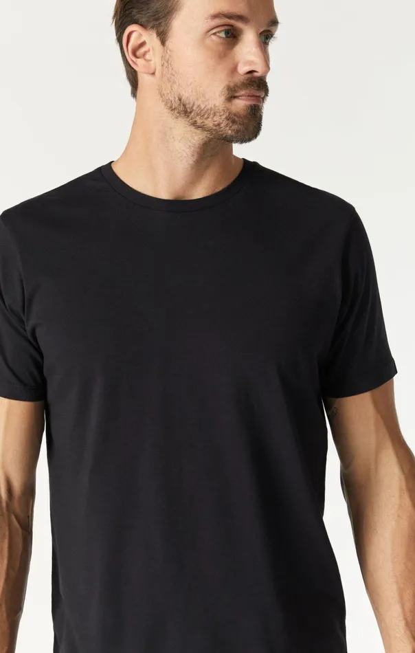 Men Basic Crew Neck TShirt In Black Mavi Jeans TShirts Men Basic Crew Neck TShirt In Black Mavi Jeans TShirts