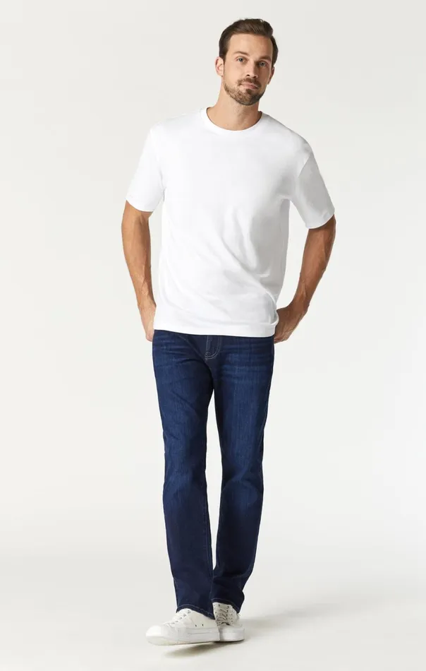 Men Basic Crew Neck TShirt In White Mavi Jeans TShirts