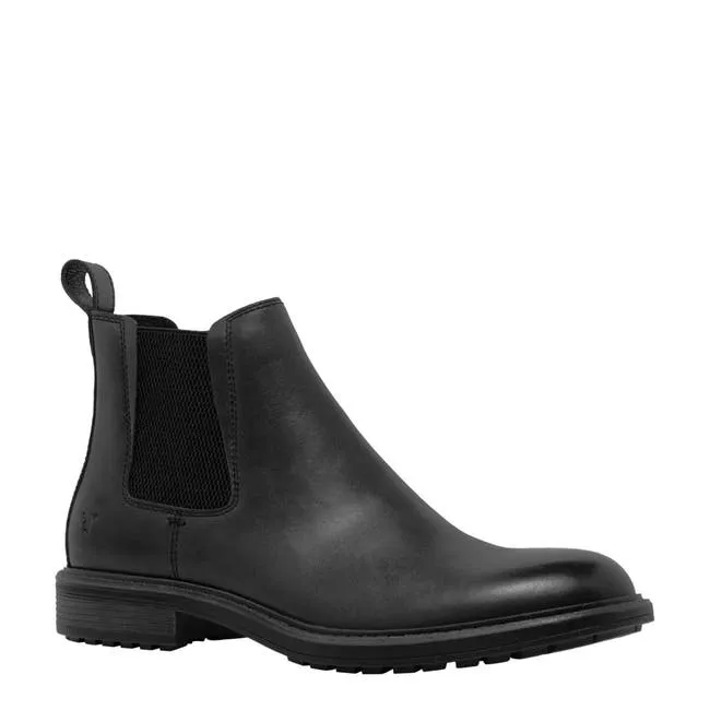 Men Beckett Black Leather Boots Windsor Smith Boots