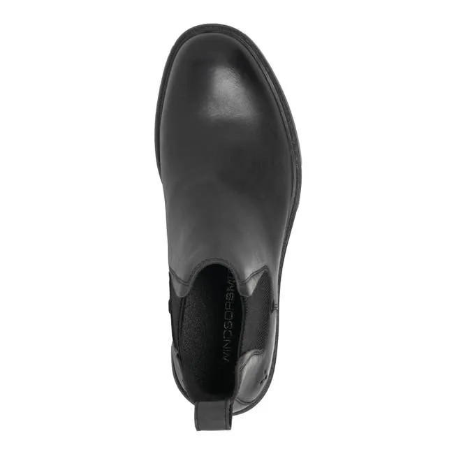 Men Beckett Black Leather Boots Windsor Smith Boots