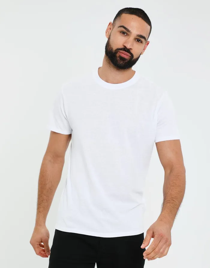 Men Black and White Essential Short Sleeve Tshirts 3 Pack Black and White Threadbare TShirts Men Black and White Essential Short Sleeve Tshirts 3 Pack Black and White Threadbare TShirts