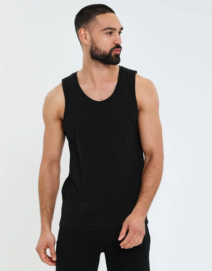 Men Black and White TShirt Vests 3 Pack Black and White Threadbare TShirts Men Black and White TShirt Vests 3 Pack Black and White Threadbare TShirts