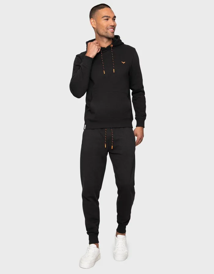 Men Black Hoodie and Jogger Coord 2Piece Set Black Threadbare Hoodies Men Black Hoodie and Jogger Coord 2Piece Set Black Threadbare Hoodies