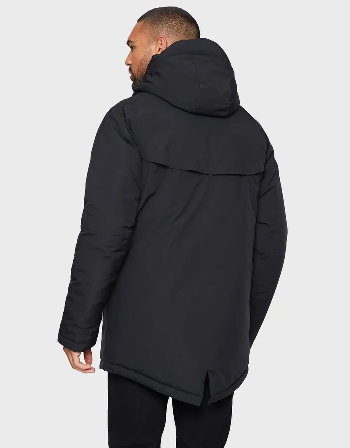 Men Black Padded Jacket Black Threadbare Jacket and Coats Men Black Padded Jacket Black Threadbare Jacket and Coats