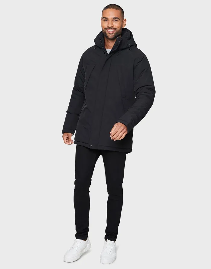 Men Black Padded Jacket Black Threadbare Jacket and Coats Men Black Padded Jacket Black Threadbare Jacket and Coats