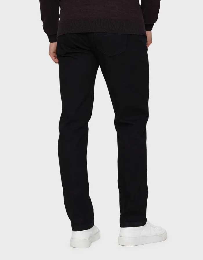 Men Black Straight Leg Belted Jeans Black Threadbare Jeans Men Black Straight Leg Belted Jeans Black Threadbare Jeans