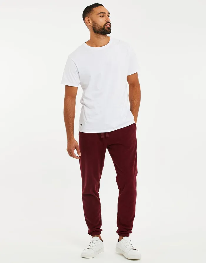 Men Burgundy Fitness Fleece Joggers Burgundy Threadbare Joggers Men Burgundy Fitness Fleece Joggers Burgundy Threadbare Joggers