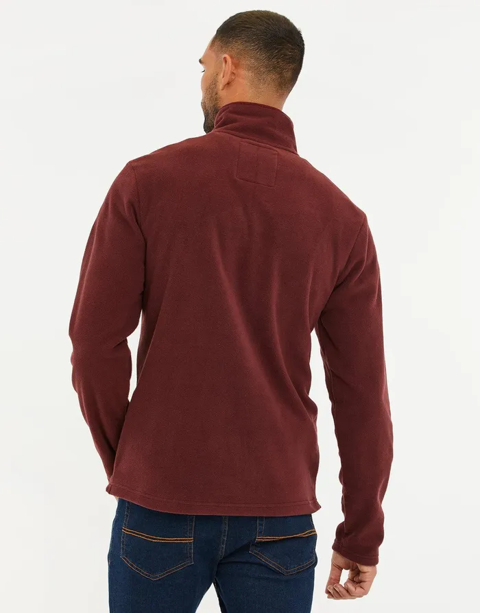 Men Burgundy Quarter Zip Fleece Sweatshirt Burgundy Threadbare Sweatshirts Men Burgundy Quarter Zip Fleece Sweatshirt Burgundy Threadbare Sweatshirts