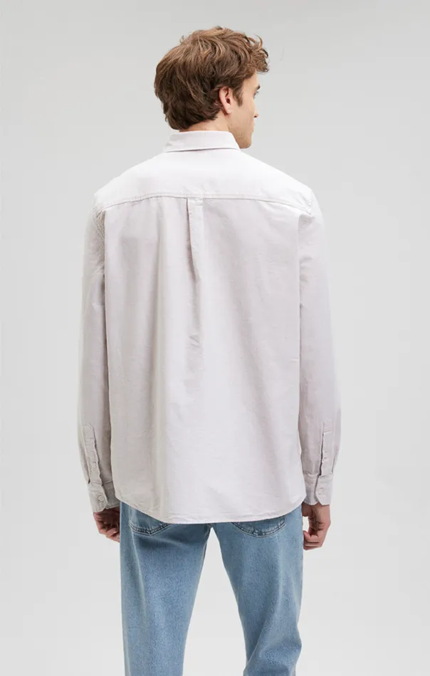 Men ButtonDown Long Sleeve Shirt In Silver Lining Mavi Jeans TShirts Men ButtonDown Long Sleeve Shirt In Silver Lining Mavi Jeans TShirts