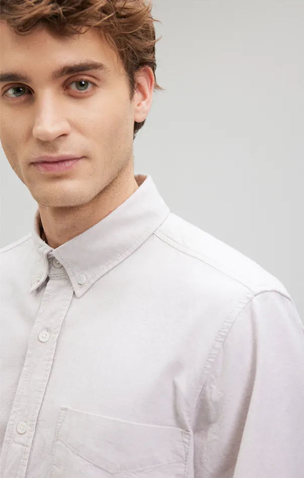 Men ButtonDown Long Sleeve Shirt In Silver Lining Mavi Jeans TShirts Men ButtonDown Long Sleeve Shirt In Silver Lining Mavi Jeans TShirts