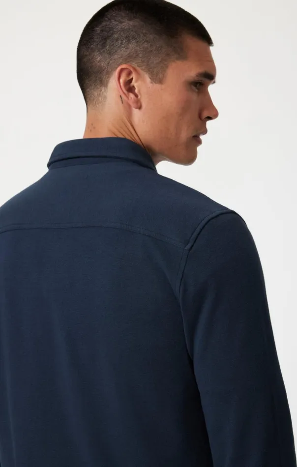 Men ButtonUp Long Sleeve Shirt In Blueberry Mavi Jeans Shirts Men ButtonUp Long Sleeve Shirt In Blueberry Mavi Jeans Shirts