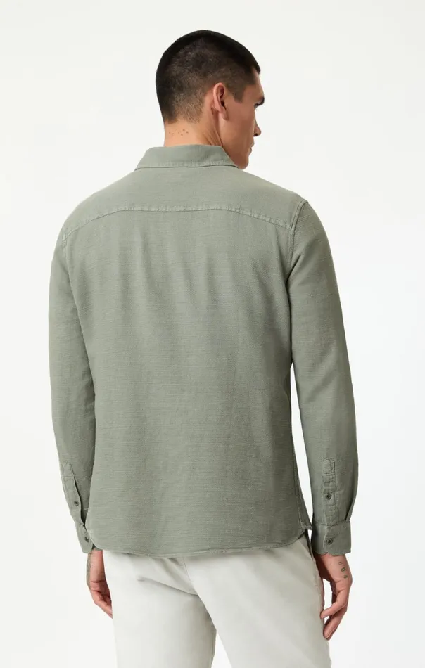 Men Button UpLong Sleeve Shirt In Shadow Mavi Jeans TShirts Men Button UpLong Sleeve Shirt In Shadow Mavi Jeans TShirts