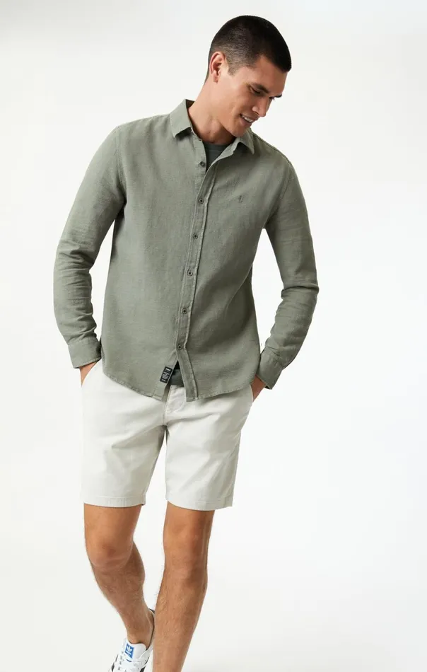 Men Button UpLong Sleeve Shirt In Shadow Mavi Jeans TShirts Men Button UpLong Sleeve Shirt In Shadow Mavi Jeans TShirts