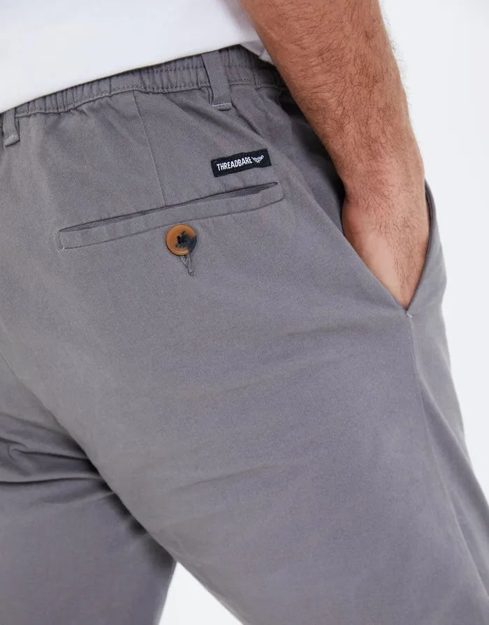 Men Charcoal Stretch Chino Trousers Charcoal Threadbare Trousers and Cargos Men Charcoal Stretch Chino Trousers Charcoal Threadbare Trousers and Cargos
