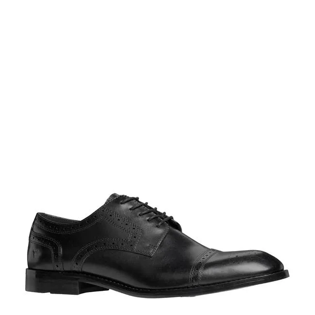 Men Denzel Black Leather Shoes Windsor Smith Shoes