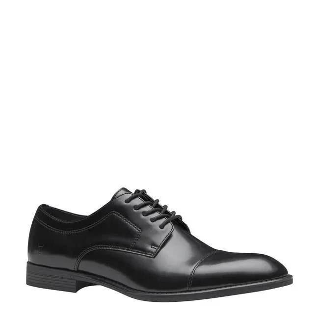 Men Francis Black Leather Shoes Windsor Smith Shoes