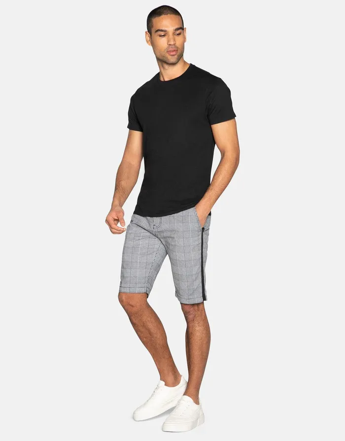 Men Grey Check Chino Shorts Grey Threadbare Shorts Men Grey Check Chino Shorts Grey Threadbare Shorts