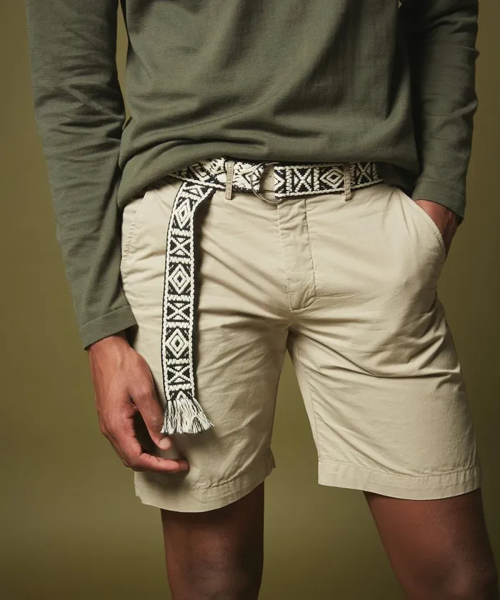 Men Hartford Accessories Black Woven Alpha Belt