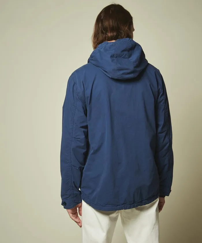 Men Hartford Jackets and Outerwear Blue John Jacket