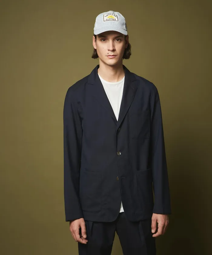 Men Hartford Jackets and Outerwear Jonny Summer Wool Jacket