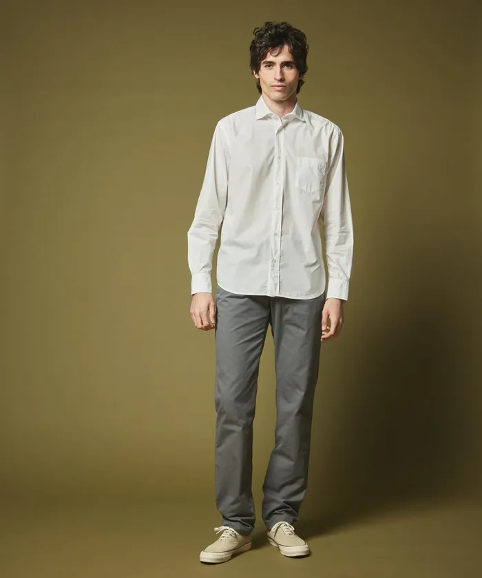 Men Hartford Pants Light Cotton Twill Tobby Pants In Blue