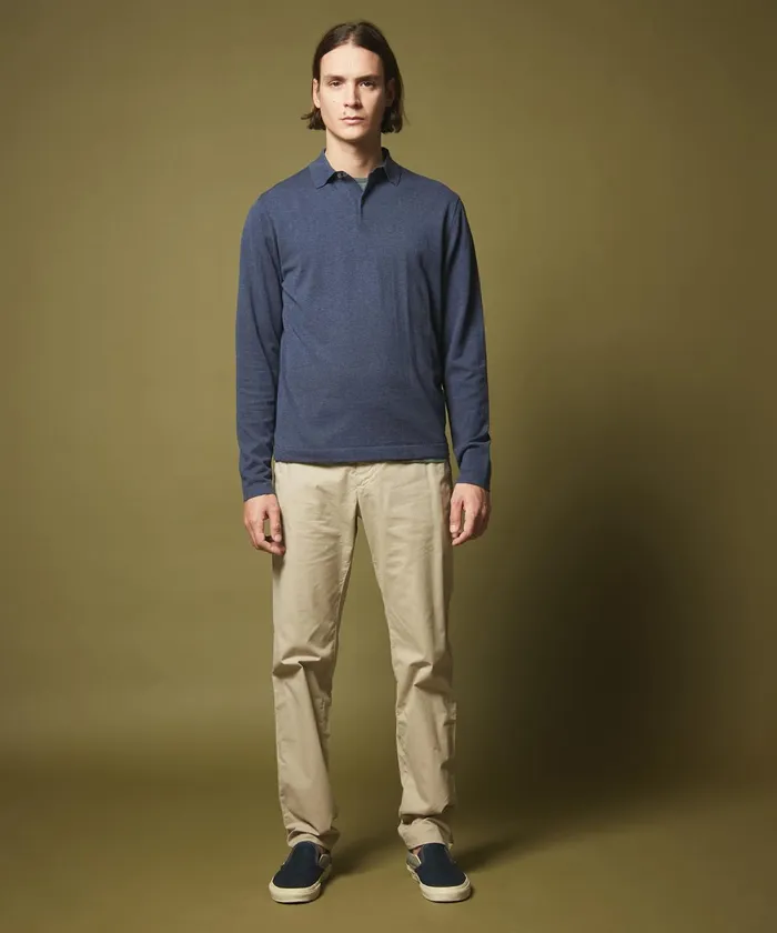Men Hartford Pants Light Cotton Twill Tobby Pants In Dune