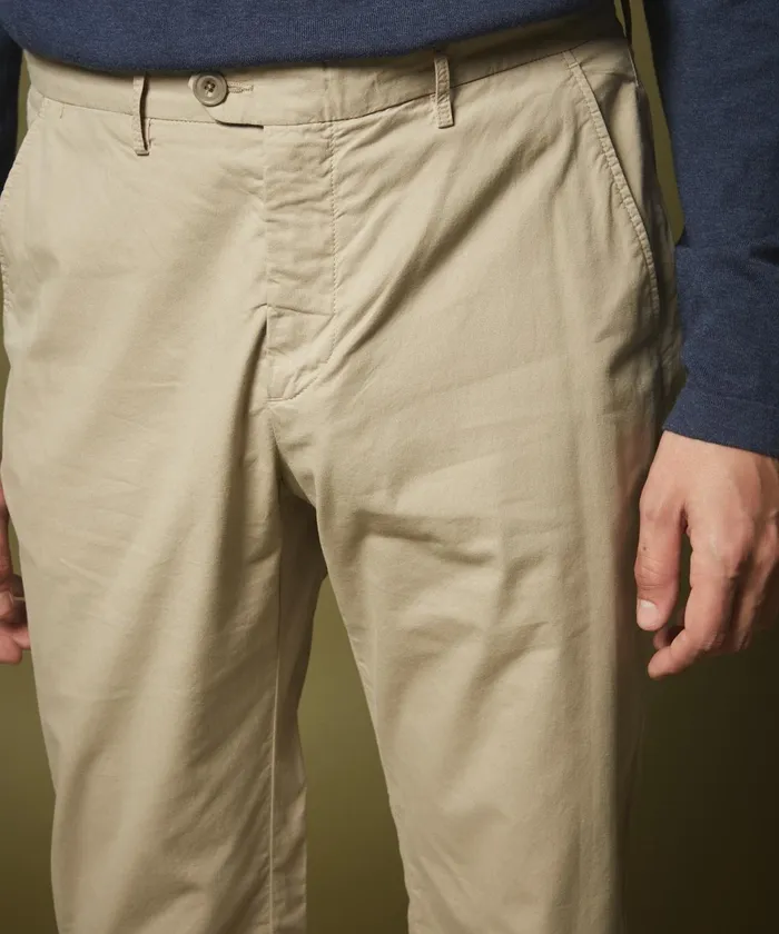 Men Hartford Pants Light Cotton Twill Tobby Pants In Dune