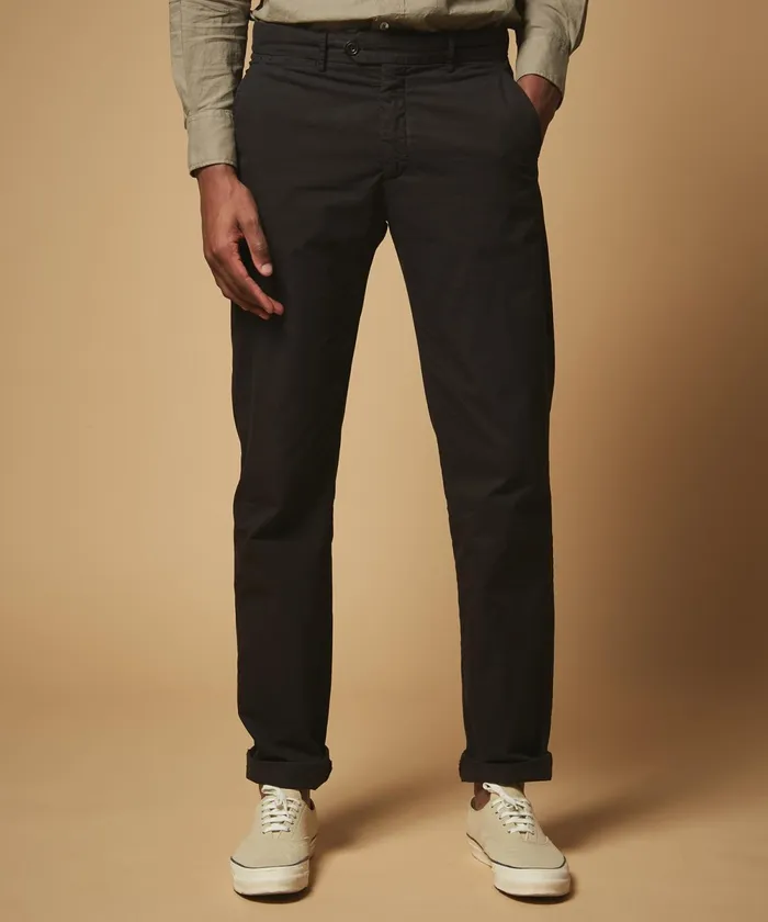 Men Hartford Pants Light Gabardine Charcoal Tobby Pants