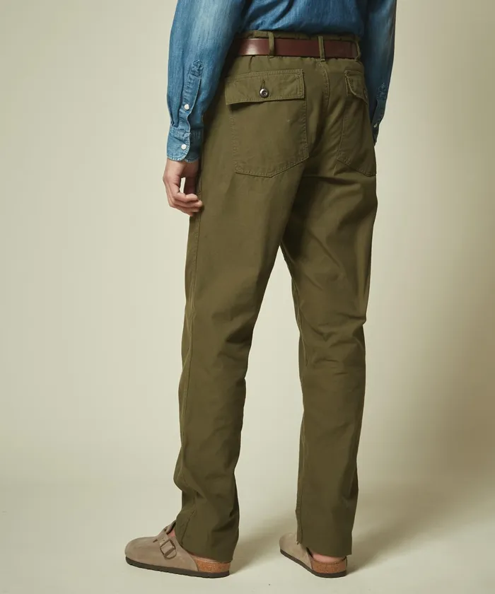 Men Hartford Pants Military Green Fatigue Chino Pants
