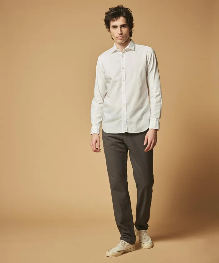 Men Hartford Shirts Pique Cotton Sammy SlimFit Shirt